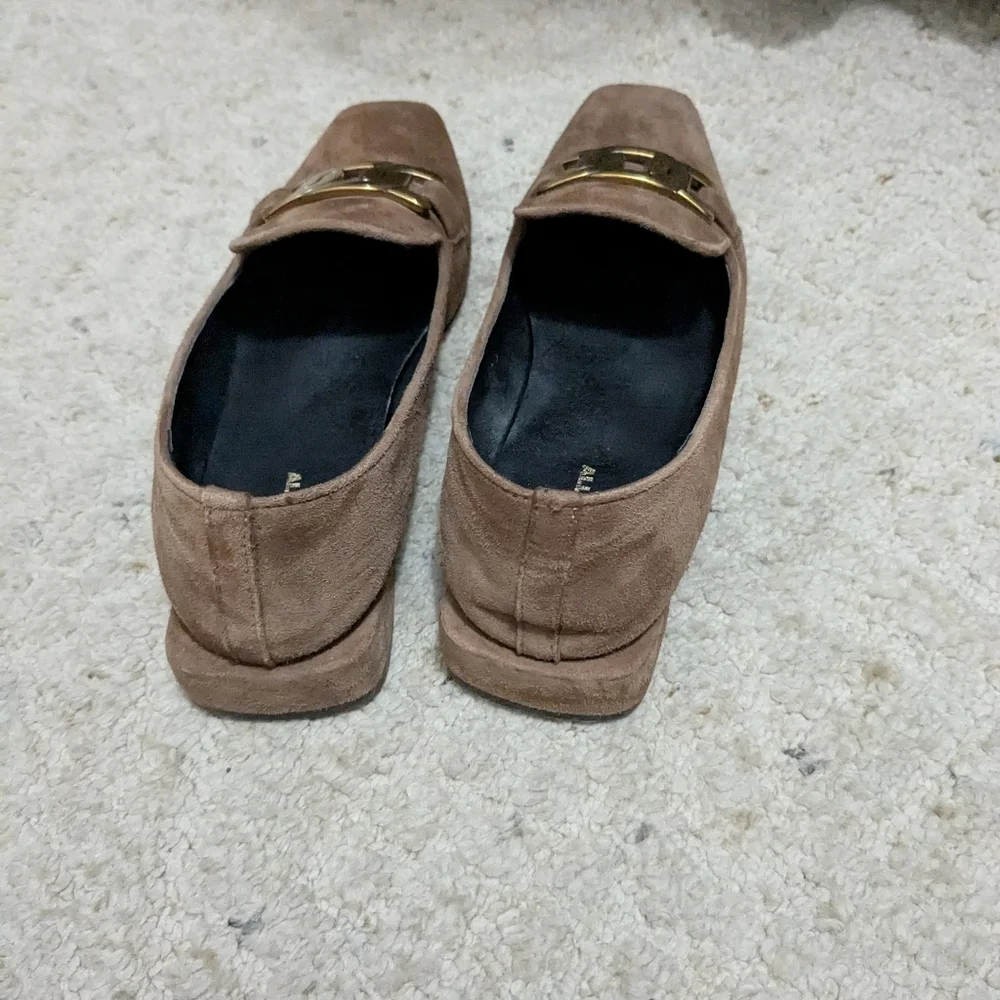 Brown Suede link loafer - Picture 3 of 4